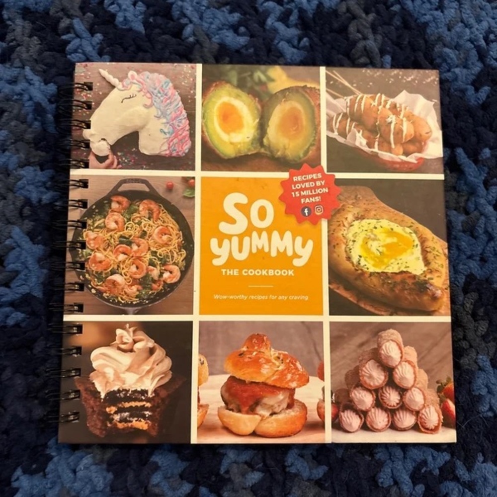 Cookbook - Yellow Cover Spiral-Bound Recipe Book